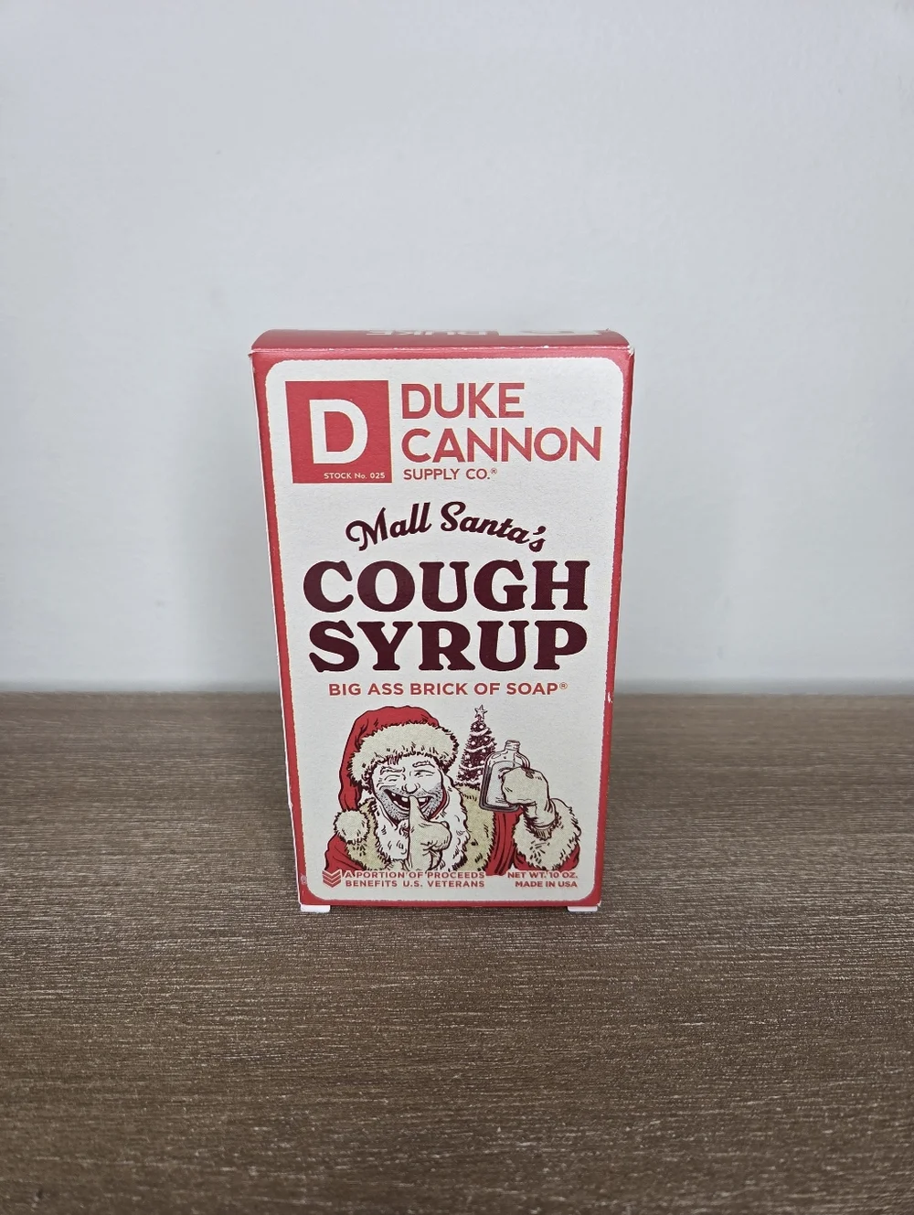 Duke Cannon Supply Co. Big Ass Brick of Soap - Mall Santa's Cough Syrup 10 oz